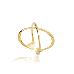 Knuckle Plain 925 Jewelry Adjustable Ring