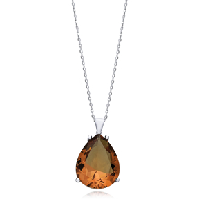20x25 mm Pear Zultanite Charm Necklace Jewelry