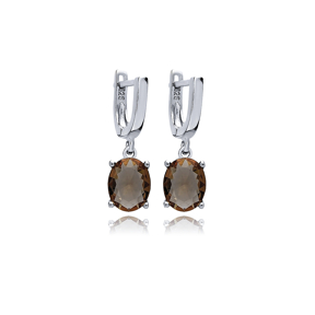 10x12 mm Oval Zultanite Dangle Earrings