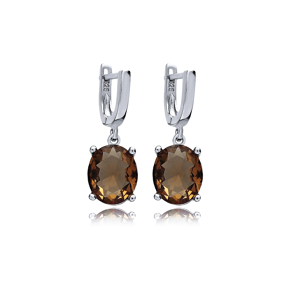 10x14 mm Oval Zultanite Dangle Earrings