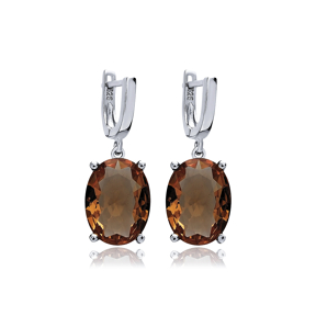 12x16 mm Oval Zultanite Dangle Earrings