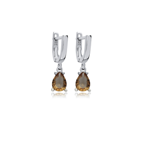 6x8 mm Zultanite Dangle Earrings 925