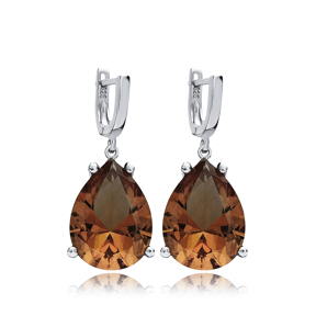 15x20 mm Zultanite 925 Dangle Earrings