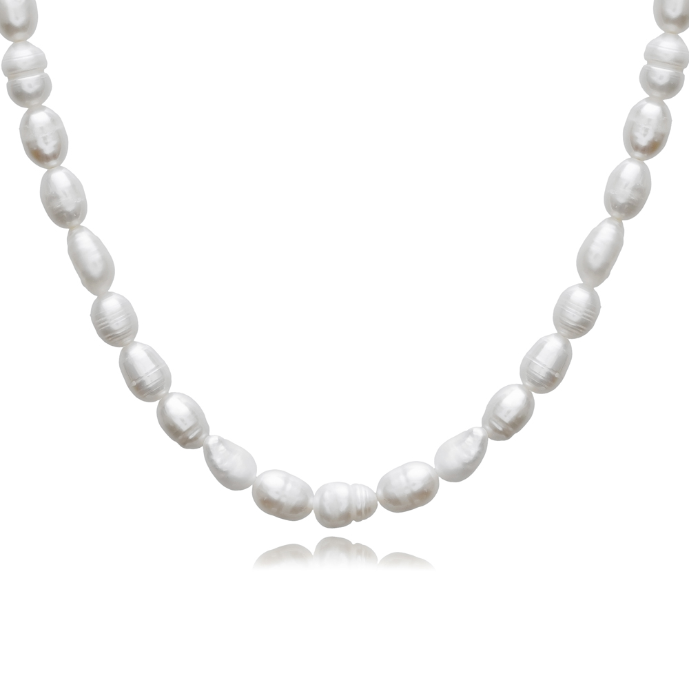 Pearl Pendant Handmade Silver Charm Necklace
