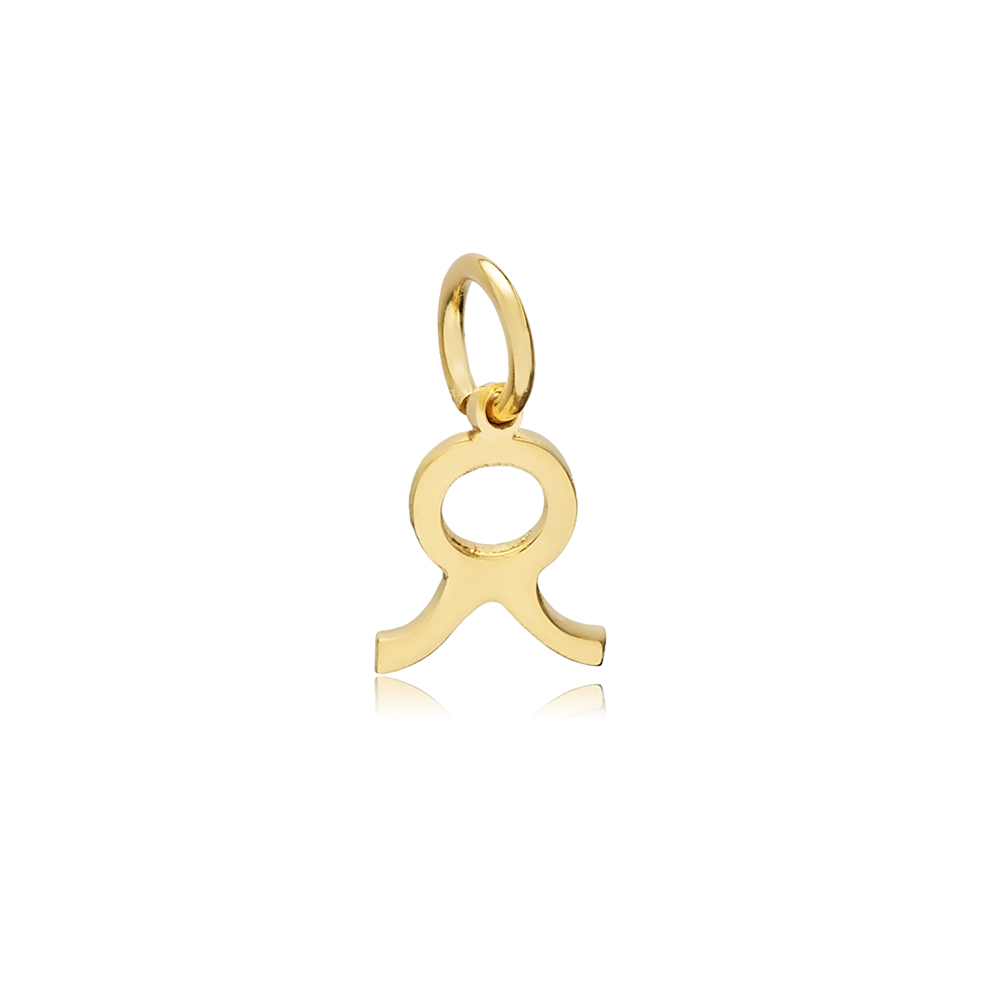 Taurus Zodiac Sign Plain Horoscope Silver Charm