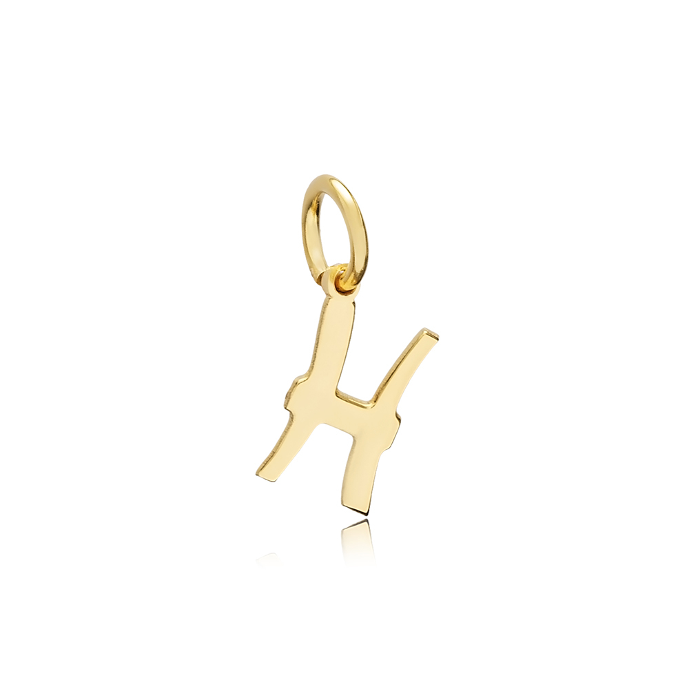 Pisces Zodiac Sign Plain Horoscope Silver Charm