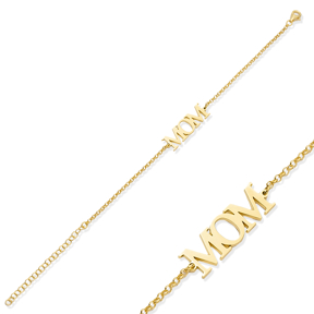 MOM Plain Rolo Chain 925 Silver Bracelet