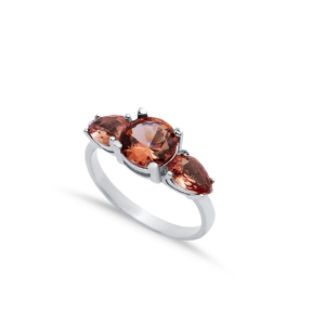 8x8 mm 925 Cluster Ring Round Zultanite