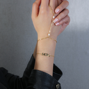MOM Plain Rolo Chain 925 Silver Bracelet