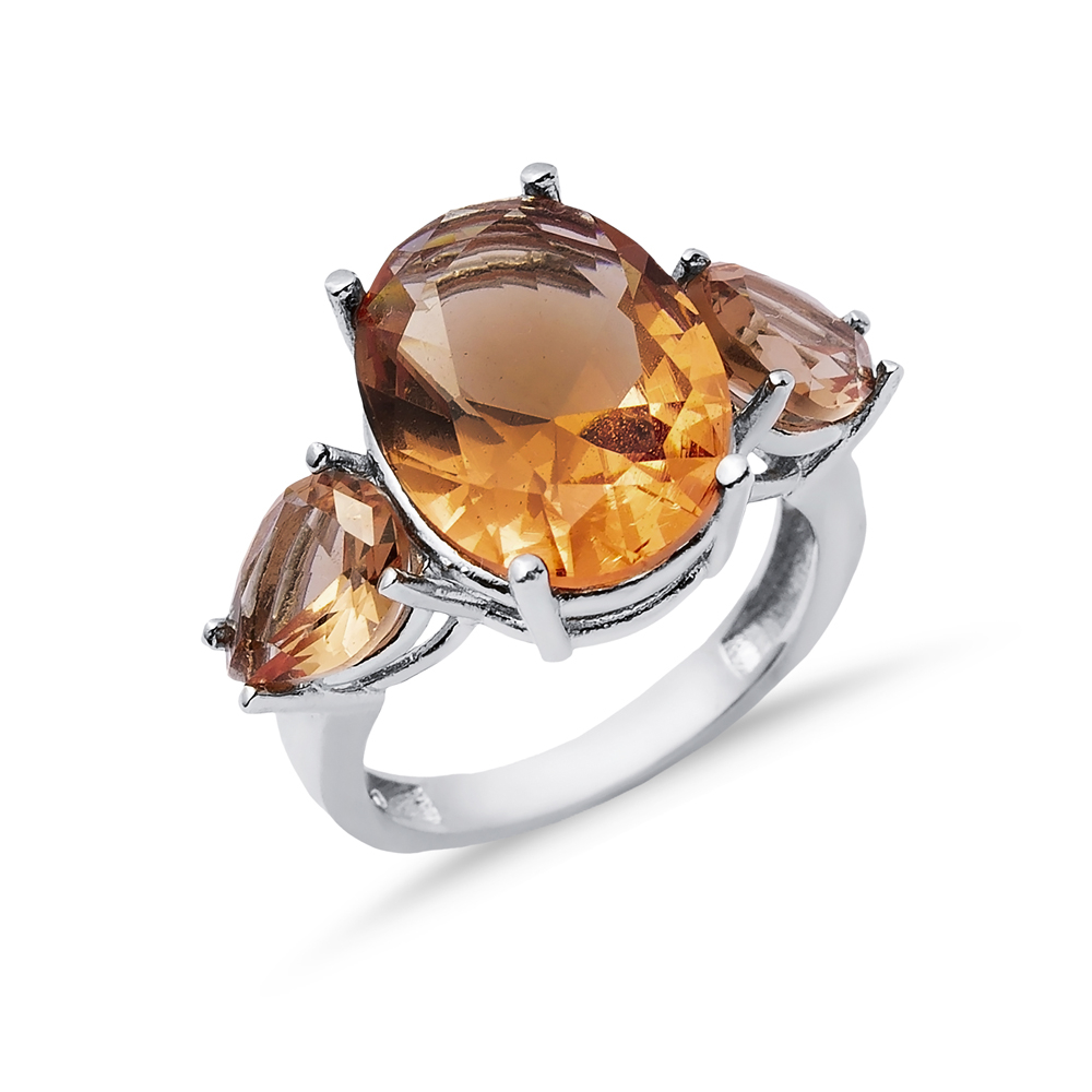 Ø14 mm Round Zultanite Cluster Ring