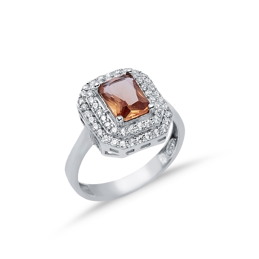 13x15 Elegant Baguette Cluster Zultanite Ring