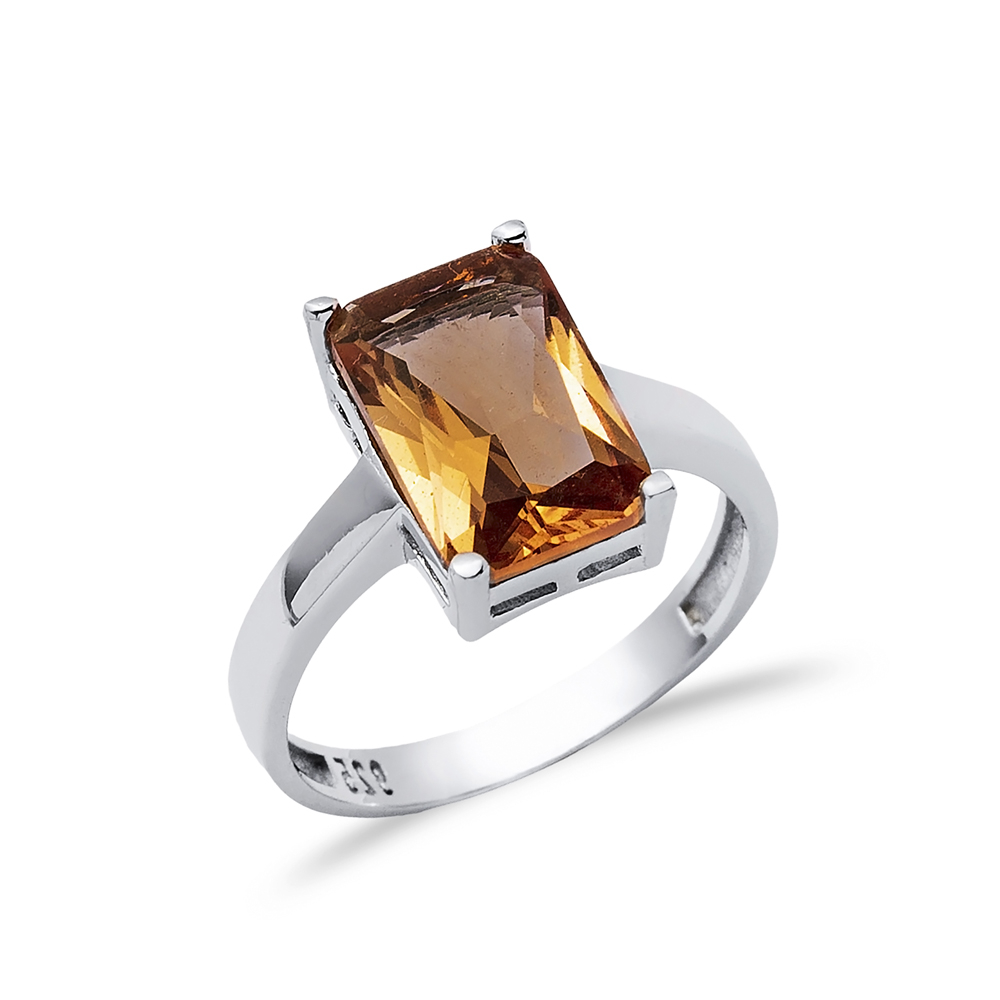 8x12 mm Rectangle Design Cluster Zultanite Ring