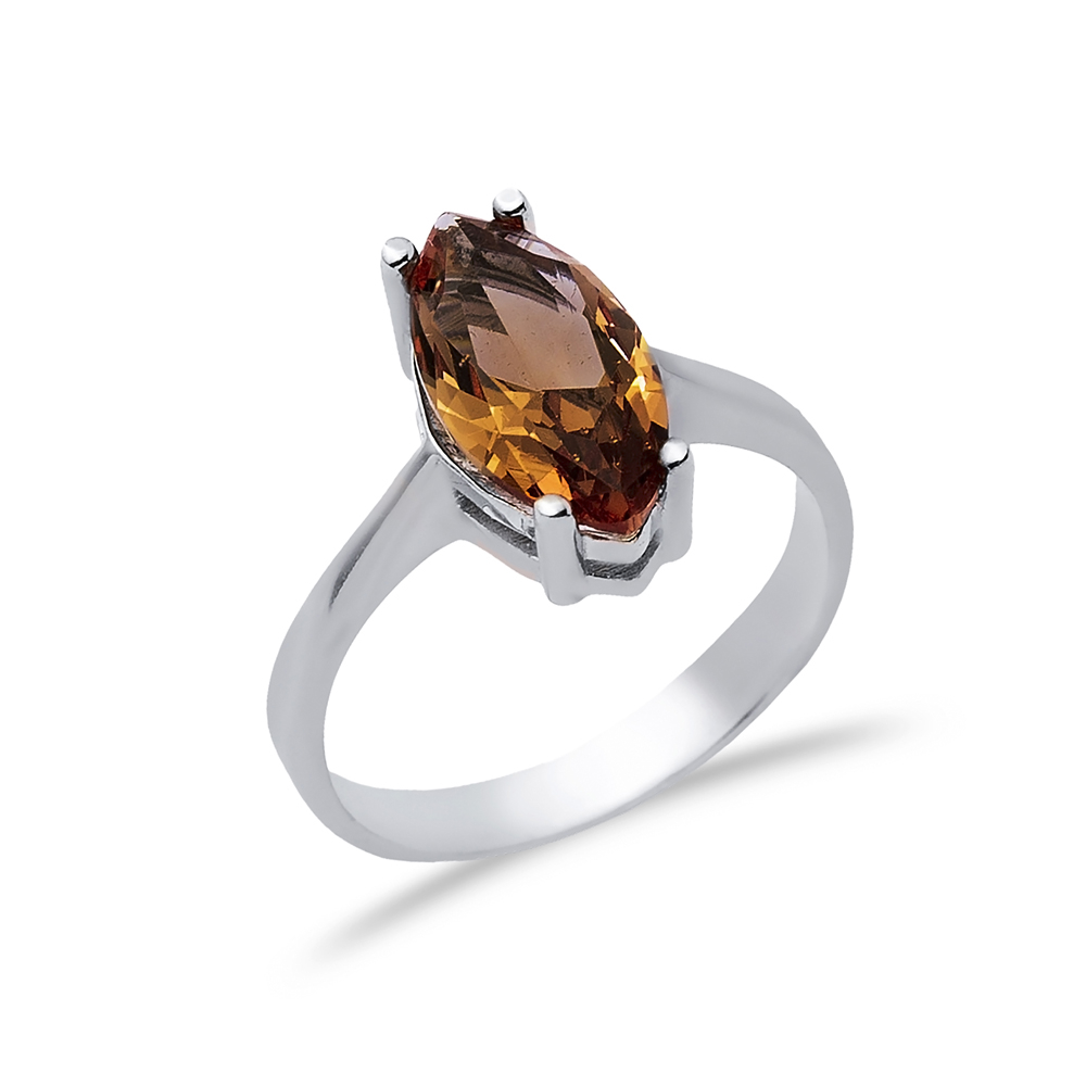 7x14 mm Marquise Design Cluster Zultanite Ring