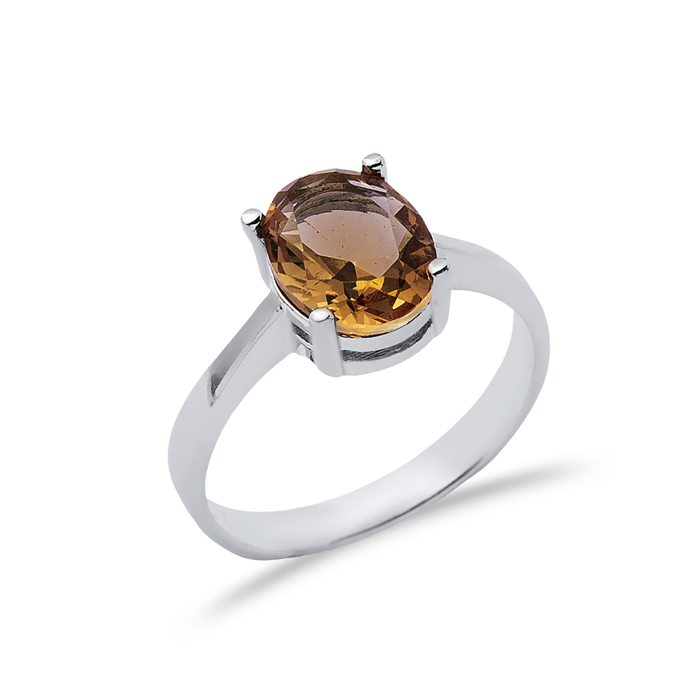 8x10 mm Oval Design Cluster Zultanite Ring