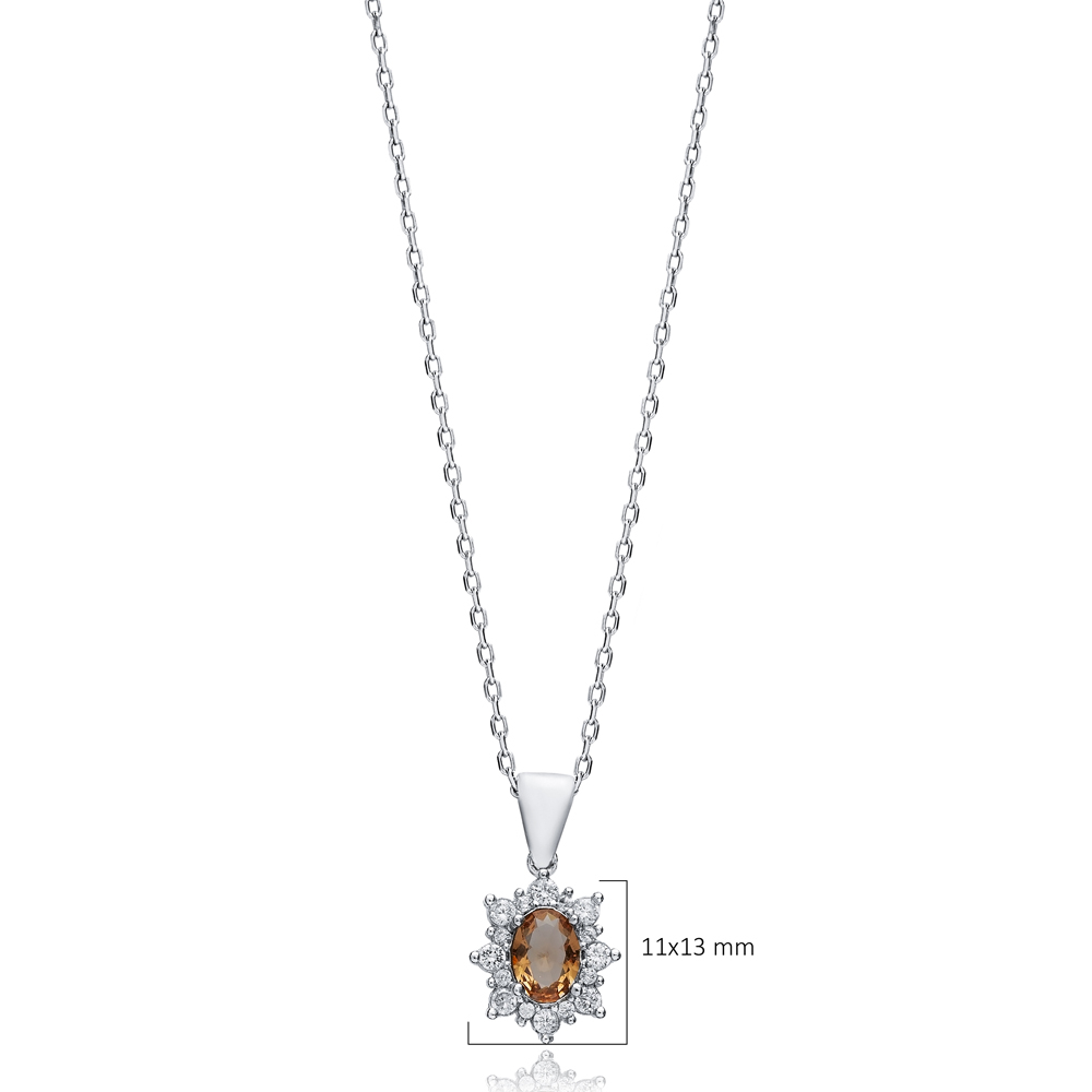 11x13 Oval Dainty Design Zultanite Necklace
