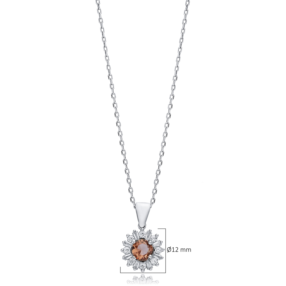 Ø12 mm Round Design Zultanite Necklace