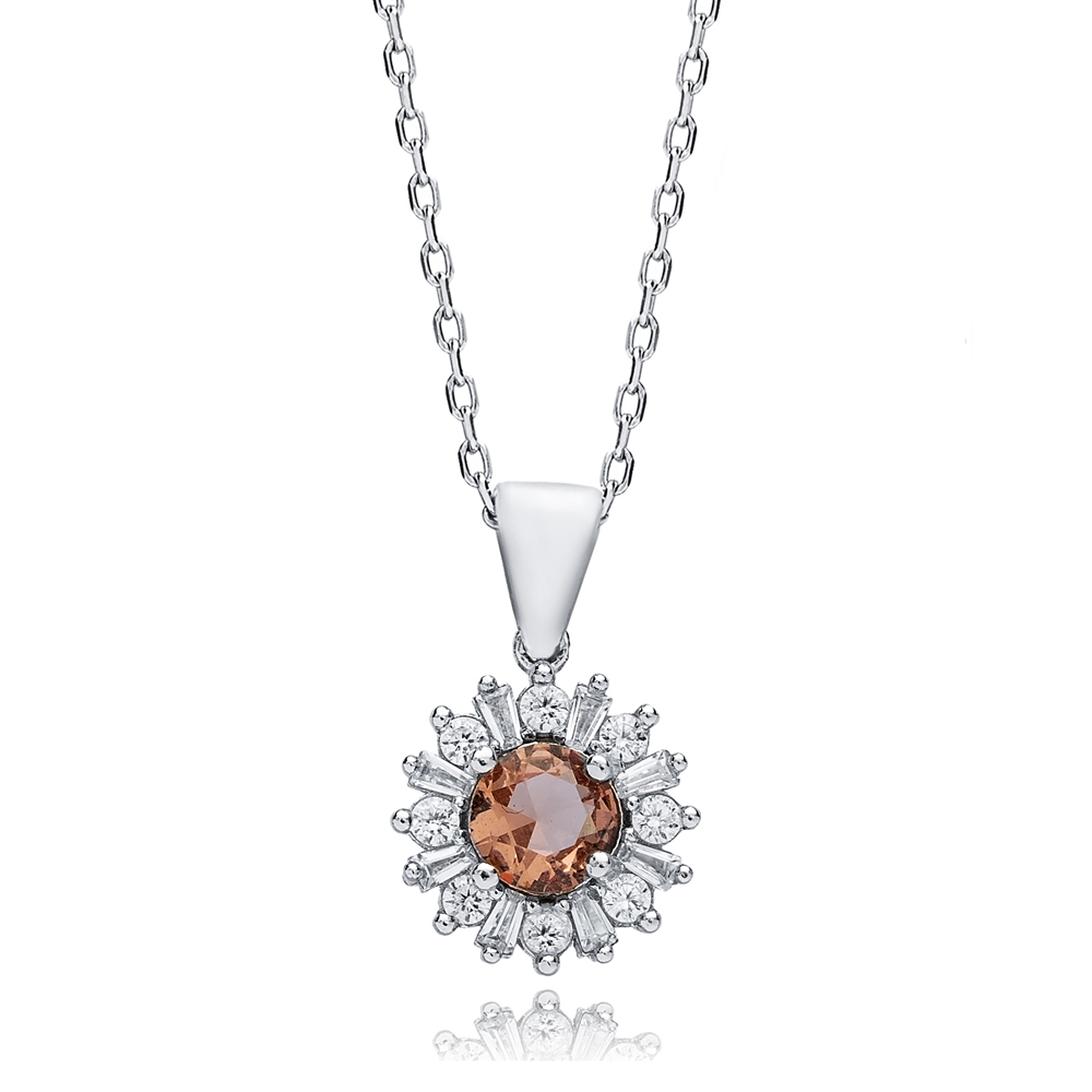 Ø12 mm Round Design Zultanite Necklace