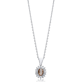12x13 mm Oval Design Zultanite Necklace