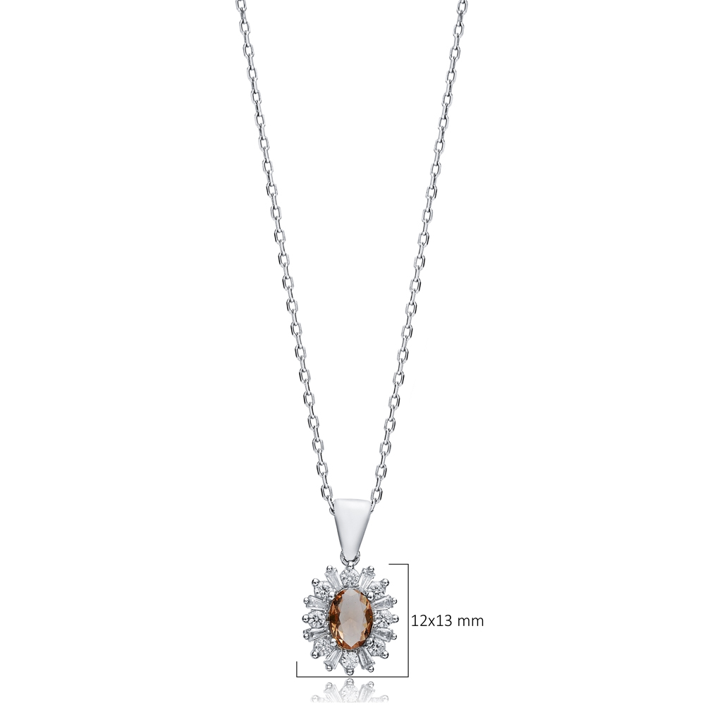 12x13 mm Oval Design Zultanite Necklace