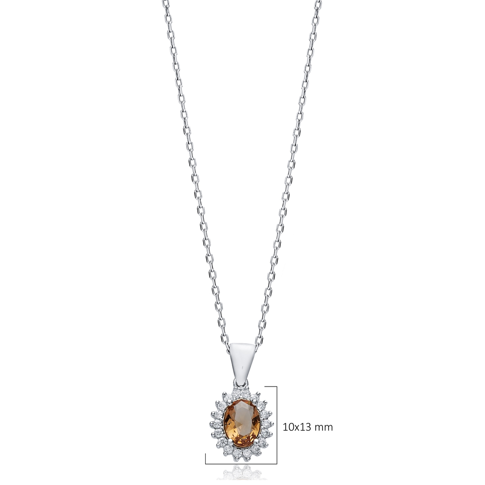 10x13 mm Oval Design Zultanite Necklace