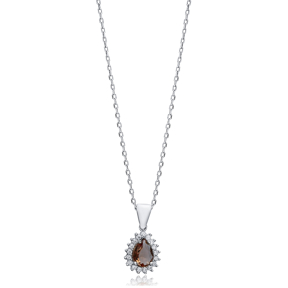 10x13 mm Pear Design Zultanite Necklace