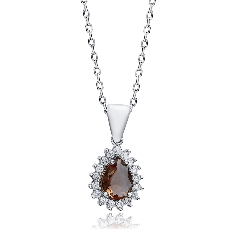 10x13 mm Pear Design Zultanite Necklace