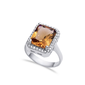 13x16 mm Baguette Cluster Zultanite Ring