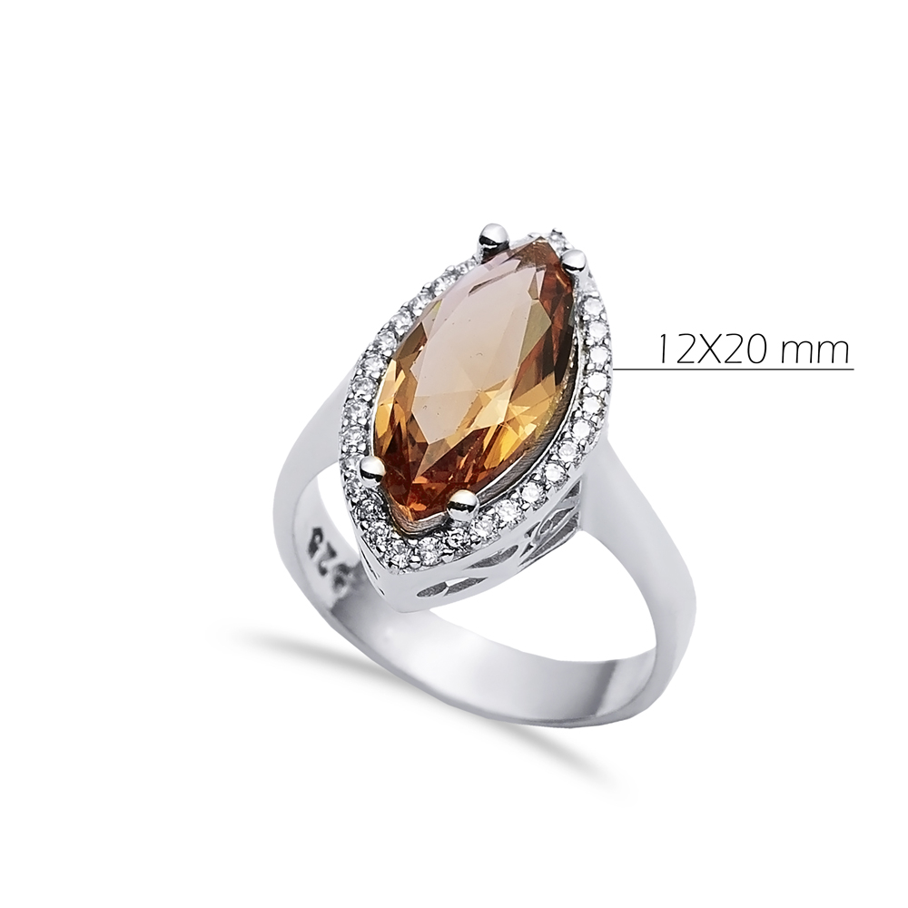 12x20 mm Marquise Cluster Zultanite Ring