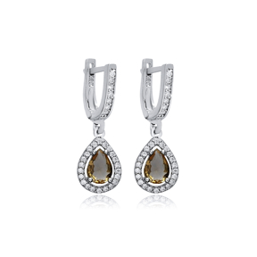 9x11 mm Pear Cluster Zultanite Earrings