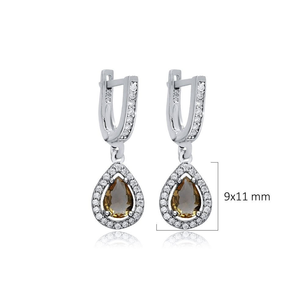 9x11 mm Pear Cluster Zultanite Earrings