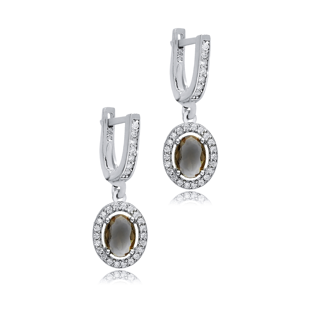 9x11 mm Oval Cluster Zultanite Earrings