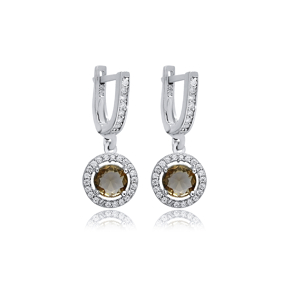 Ø10 mm Round Cluster Zultanite Earrings