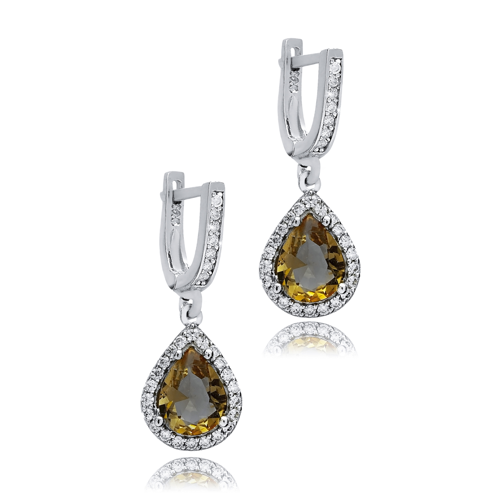 10x13 mm Pear Cluster Zultanite Earrings