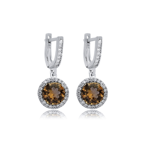 Ø11 mm Round Cluster Zultanite Earrings