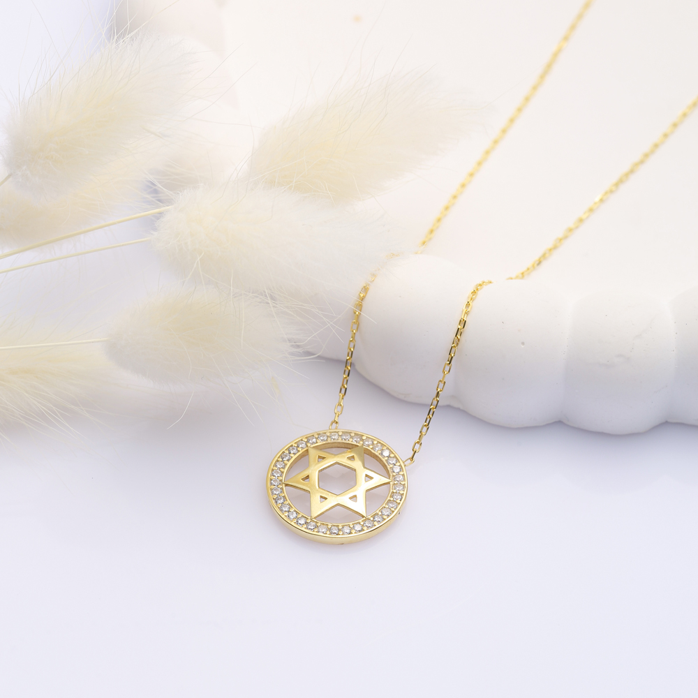 Ø17 mm Star of David Charm Necklace