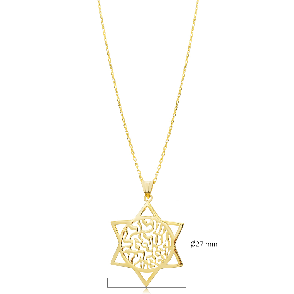 Ø27 mm Star of David Charm Necklace
