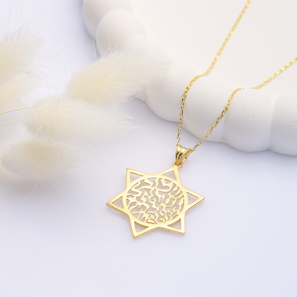 Ø27 mm Star of David Charm Necklace