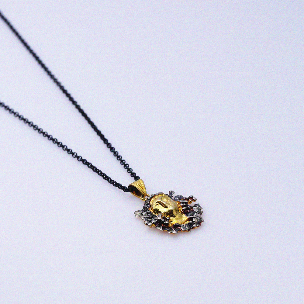 Ancient Unique Symbol 22K Vintage Necklace