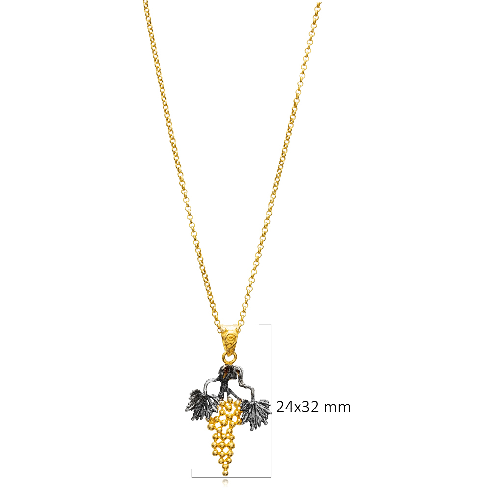 Grape Design Ancient 22K Vintage Necklace