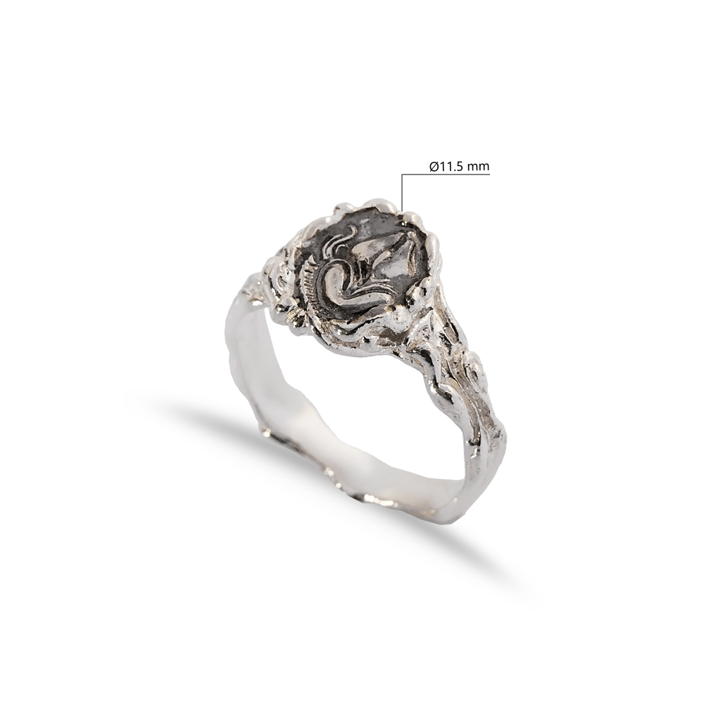 Oxidized Plated Popular Style Vintage Ring