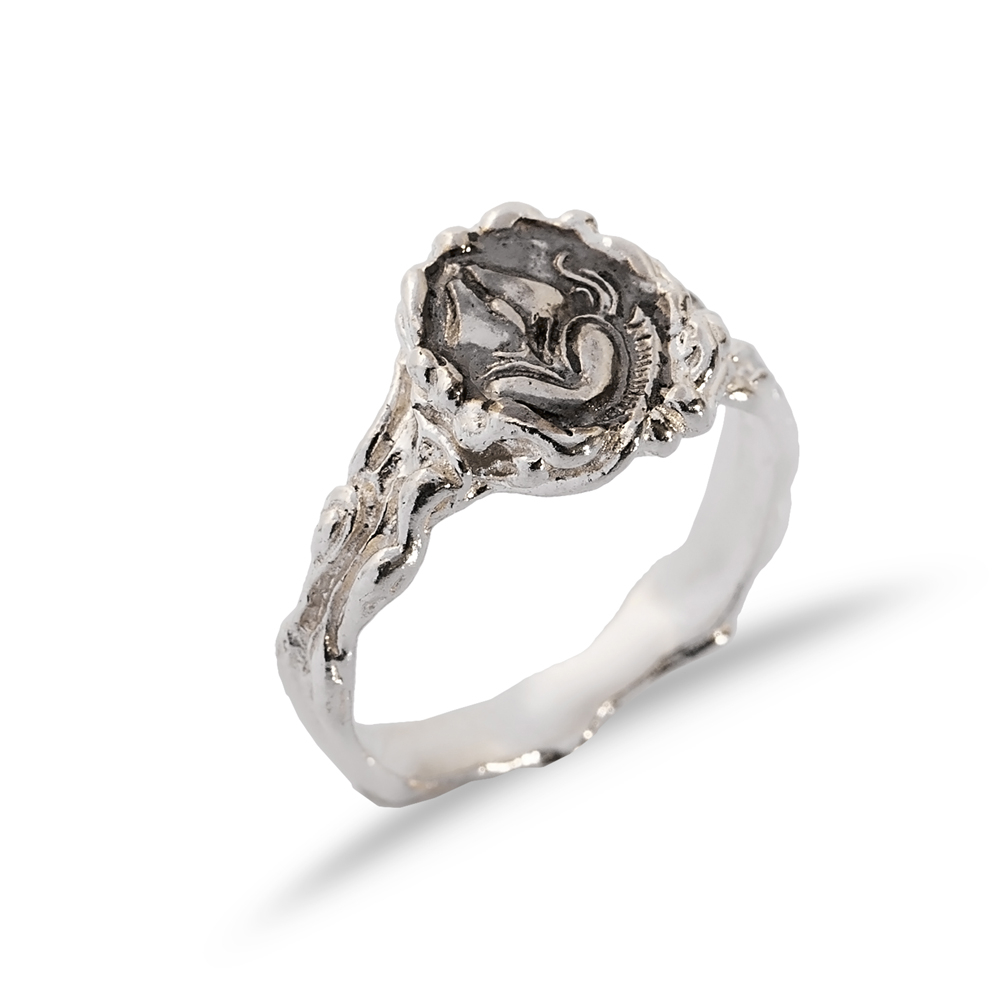 Oxidized Plated Popular Style Vintage Ring