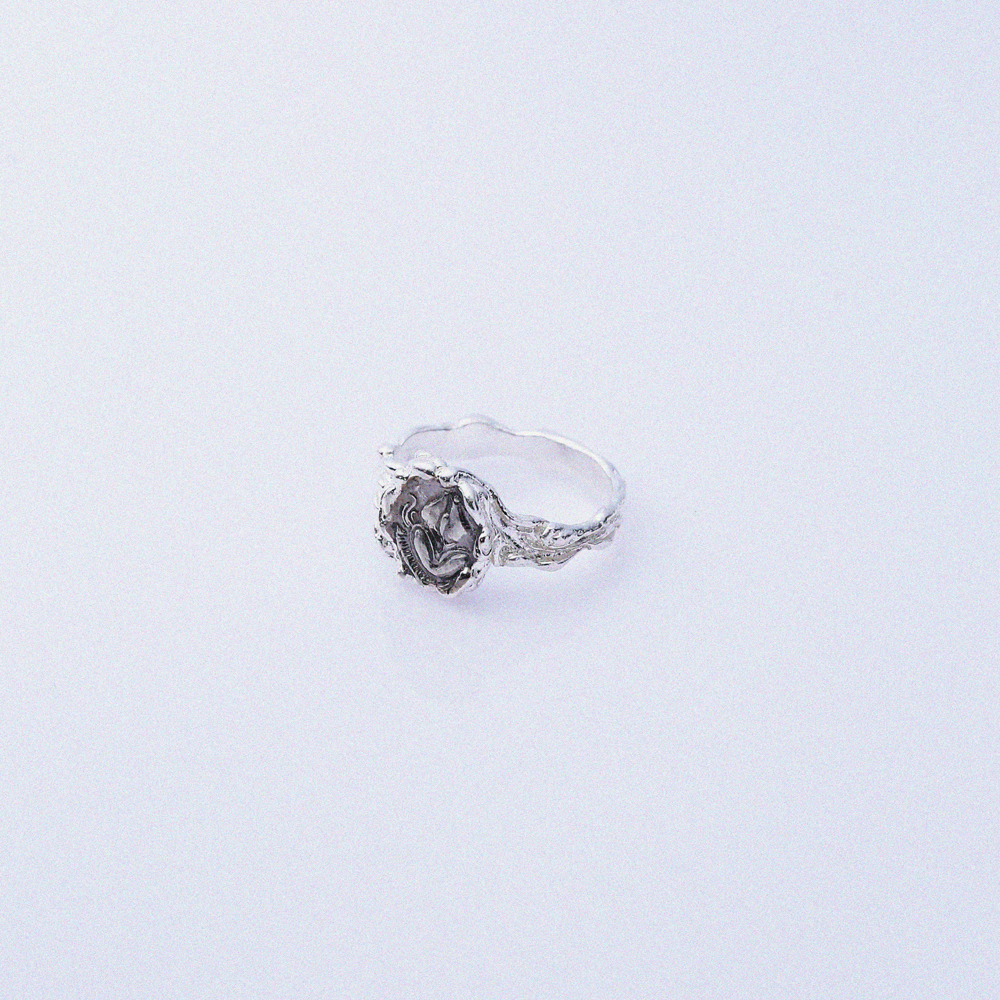 Oxidized Plated Popular Style Vintage Ring