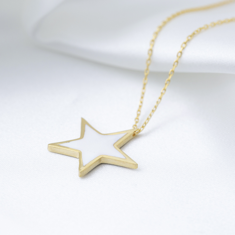 Star Charm Wholesale Handmade Turkish 925 Silver Sterling Necklace