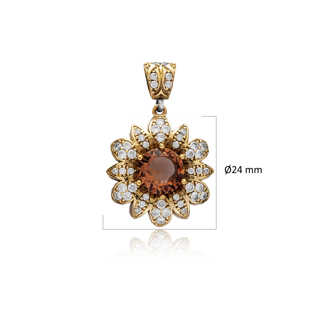 Flower Zultanite Turkish Authentic Pendant