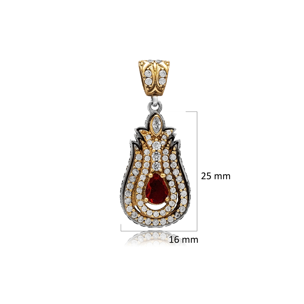 Zultanite Tulip Design Authentic Pendant