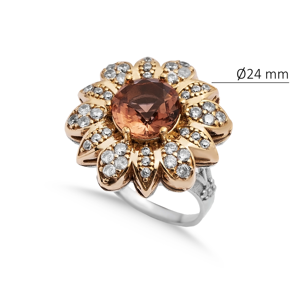 Zultanite Flower Ottoman Authentic Ring