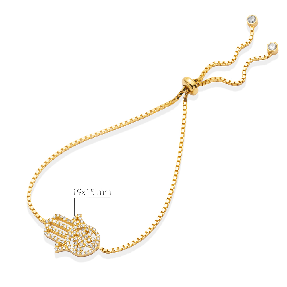 Sterling Silver Wholesale Handcraft Hamsa Tennis Bracelet