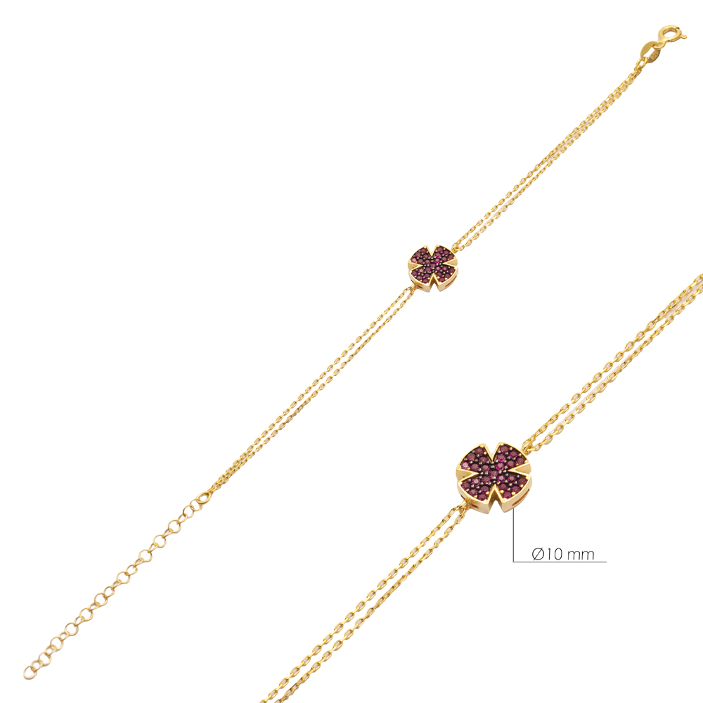 Clover Bracelet Wholesale Handcraft Silver Sterling Jewelry