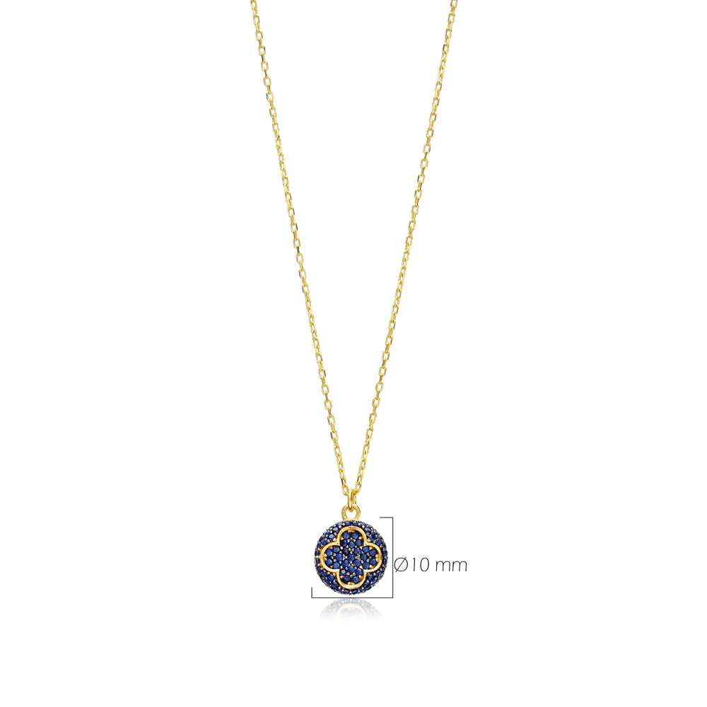 Trendy Clover Design Turkish Wholesale 925 Sterling Silver Jewelry Pendant