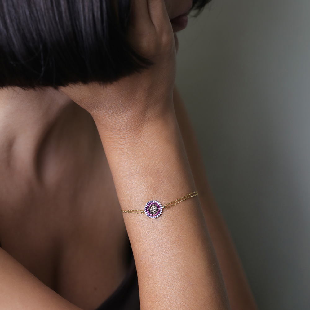 Sterling Silver Wholesale Evil Eye Design Handmade Turkish Design Bracelet